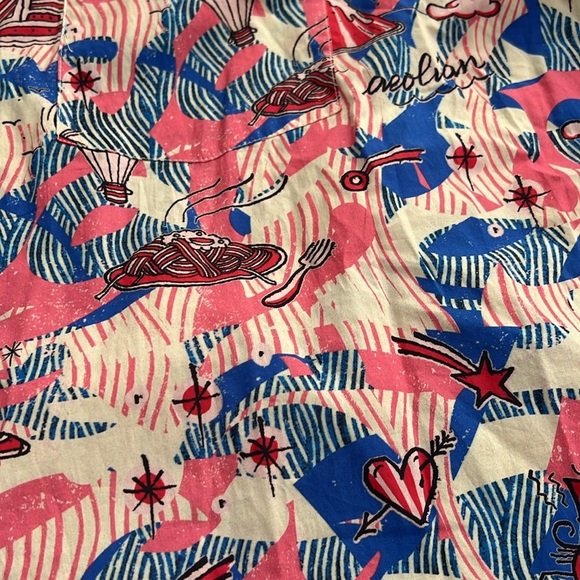 New! Chufy x Andre Saraiva medium vibrant printed front button shirt. - Picture 14 of 16